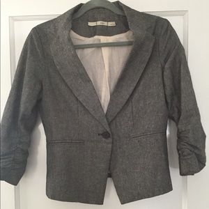 W's 3/4 Linen and Cotton Blazer